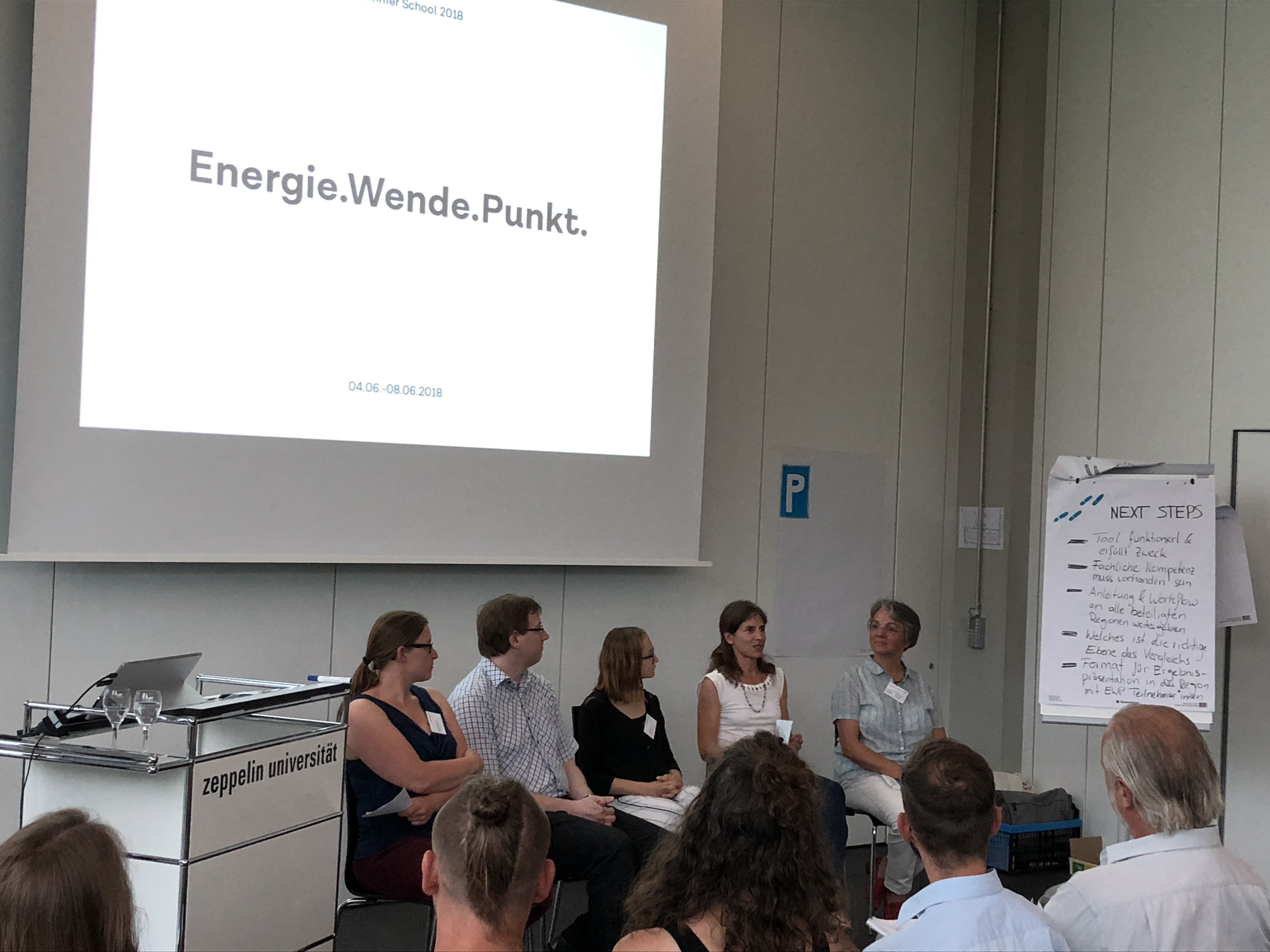 Abschlussrunde beim Netzwerk-Event