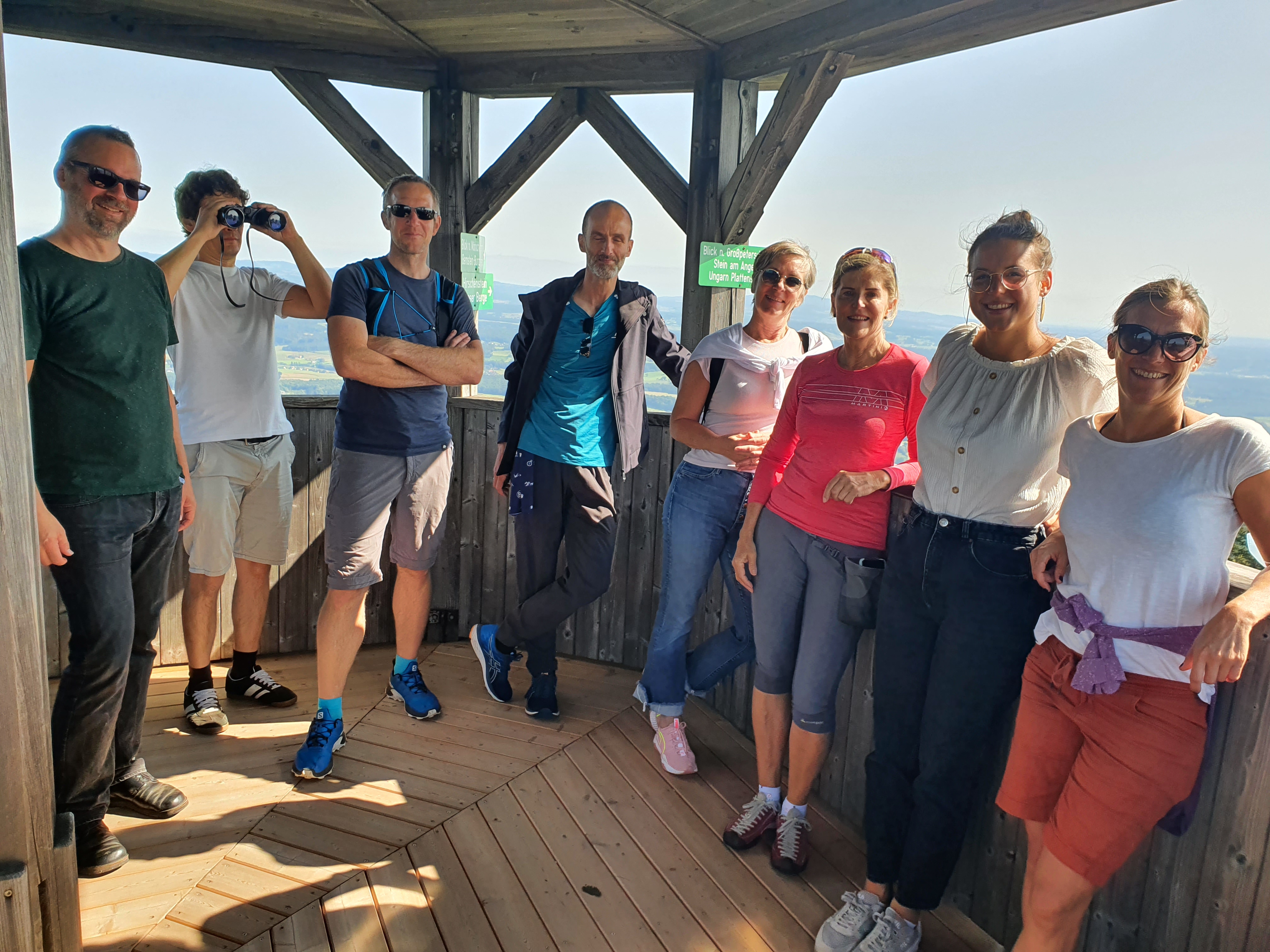 Wanderung beim Treffen des LEADER Forums
