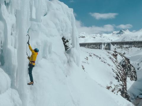 Eisklettern im Winter, Bergsport und Kultur im Sommer. Auf der Bielerhöhe sind viele neue Angebote entstanden.Foto: Philipp Schilcher, Montafon Tourismus GmbH