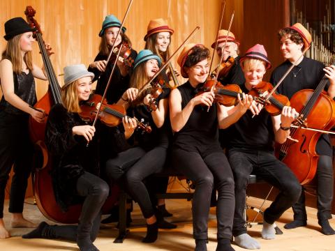 Das nächste Konzert in "Unser KleinWien" gibt das Bregenzerwälder Streicherkollektiv Messis Cellogruppe am 25. Juni. Foto: hubce