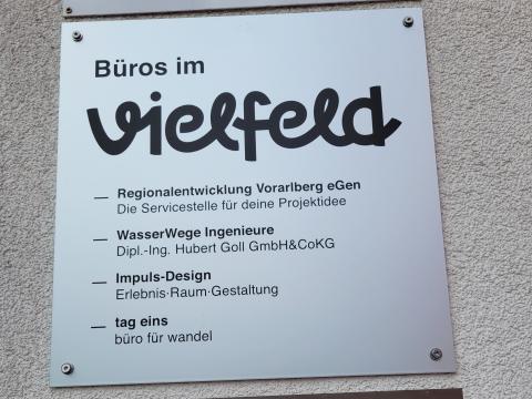 Ideen aus vielfältigen Bereichen kommen im vielfeld zusammen, dem neuen Projektbüro der Regio-V in Lochau.