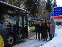 Eine neue grenzüberschreitende Buslinie verbindet Bregenz über Langen mit Scheidegg/Weiler in Deutschland. Foto: Felix Löffelholz, bodo