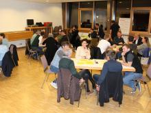 Der gemeinsame erste Abend des Regionalverbands Leiblachtal-Pfänderrücken war geprägt von einer großartigen Aufbruchstimmung und kreativer Mitarbeit.