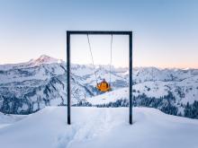 In Damüls Faschina lädt das "Land der Schaukeln" zum Perspektivwechsel ein. Foto: Damüls Faschina Tourismus
